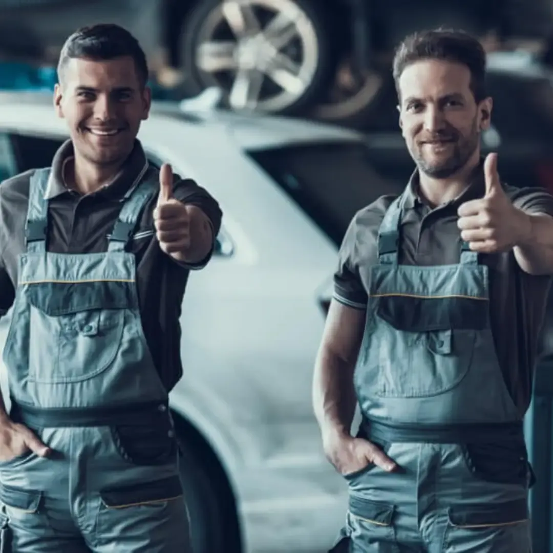 Two mechanics at MOT test centres near me.